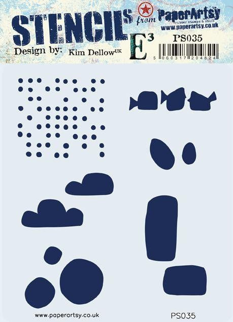 PAPER ARTSY STENCIL BY KIM DELLOW 035 - PS035
