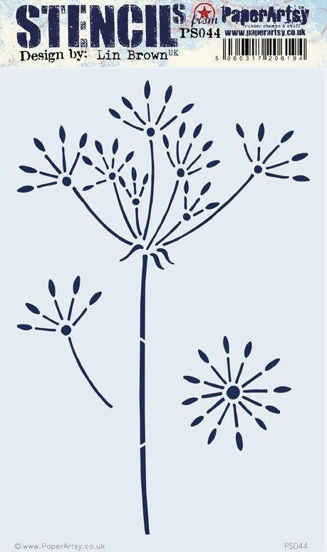 PAPER ARTSY STENCIL BY LIN BROWN 044 - PS044