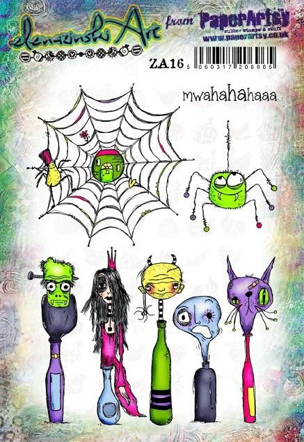 PAPER ARTSY ZINSKI ART SET STAMP SET 16 - ZA16