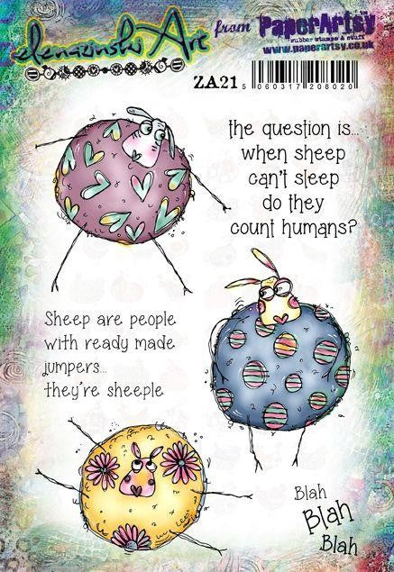 PAPER ARTSY ZINSKI ART SET STAMP SET 21 - ZA21