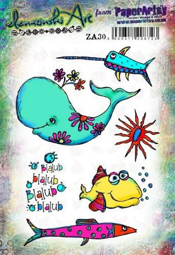 PAPER ARTSY ZINSKI ART SET STAMP SET 30 - ZA30