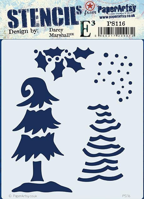 PAPER ARTSY STENCIL BY DARCY MARCHALL 116 - PS116