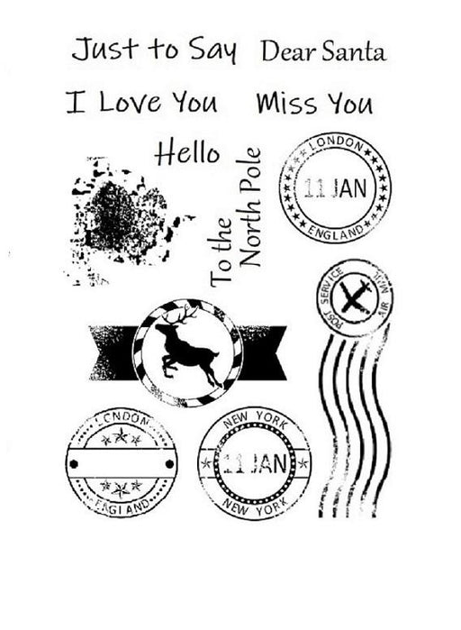 SWEET POPPY STENCIL POSTCARD - SP1-314