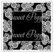 SWEET POPPY STENCIL SQUARE BLOOMS - SP6-125BS