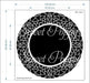 SWEET POPPY STENCIL CIRCLE LACE - SP6-125LC