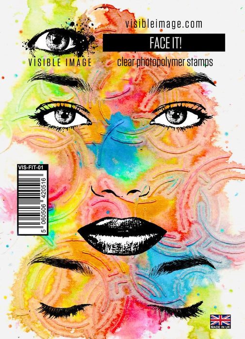 VISIBLE IMAGE PHOTOPOLYMER STAMP FACE IT - VIS-FIT-01