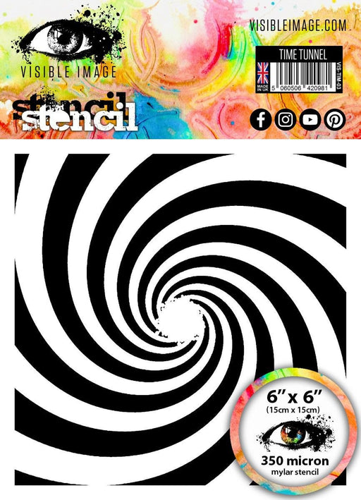 VISIBLE IMAGE STENCIL TIME TUNNEL - VIS-TIM-03