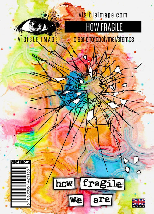 VISIBLE IMAGE PHOTOPOLYMER STAMP NOW FRAGILE - VIS-HFR-01