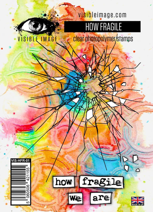 VISIBLE IMAGE PHOTOPOLYMER STAMP NOW FRAGILE - VIS-HFR-01