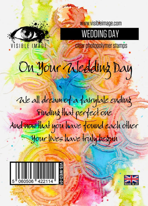 VISIBLE IMAGE PHOTOPOLYMER STAMPS WEDDING DAY - VIS-WED-01