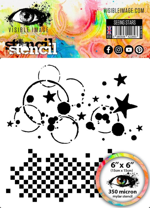 VISIBLE IMAGE STENCIL SEEING STARS - VIS-SES-03