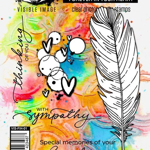 VISIBLE IMAGE PHOTOPOLYMER STAMP FOREVER IN YOUR HEART - VIS-FIH-01