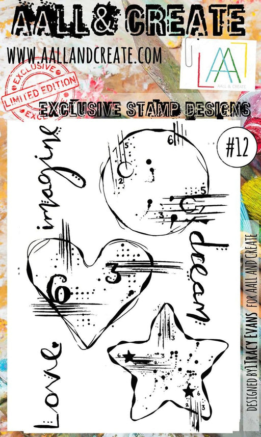 AALL & CREATE A6 CLEAR STAMP #12 - #12