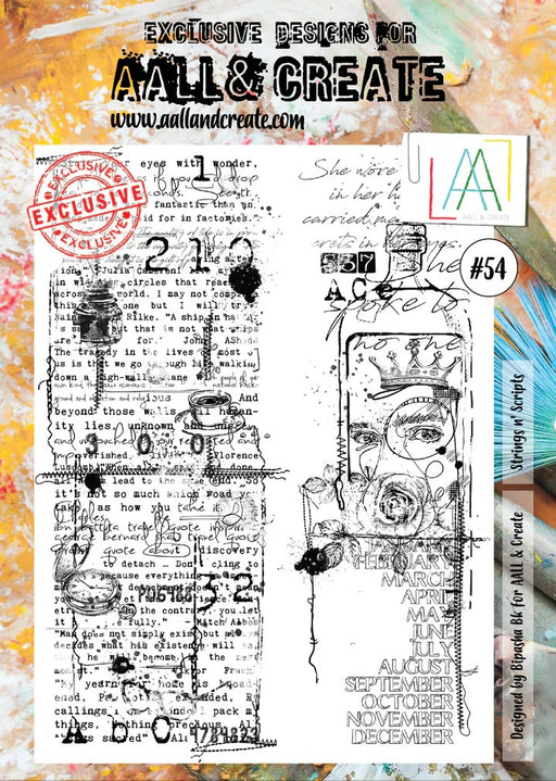 AALL & CREATE A4 CLEAR STAMP #54 - #54