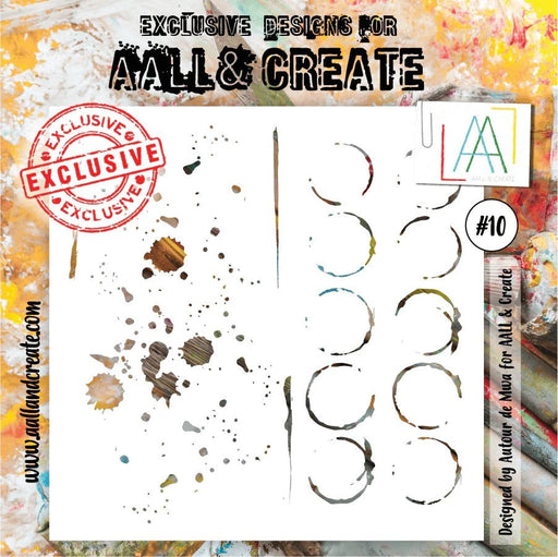 AALL & CREATE STENCIL 6 X 6 #10 - S10