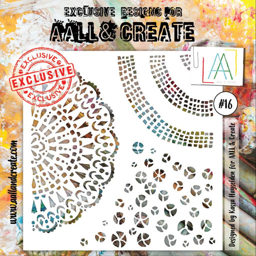 AALL & CREATE STENCIL 6 X 6 #16 - S16