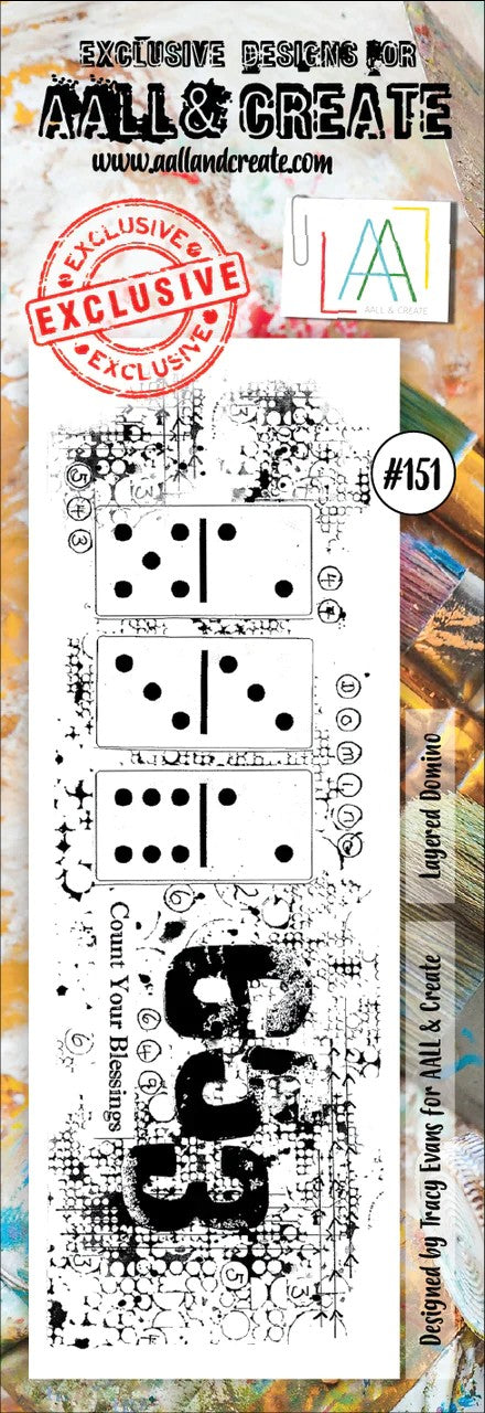 AALL & CREATE BORDER CLEAR STAMP #151 - #151