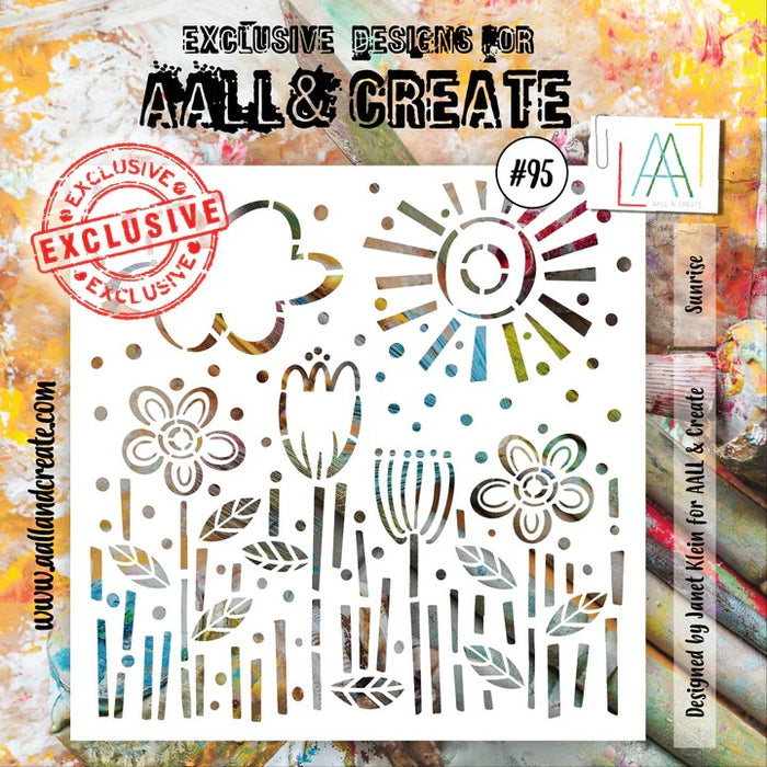 AALL & CREATE STENCIL 6 X 6 #95 - S95