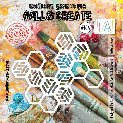 AALL & CREATE STENCIL 6 X 6 #106 - S106