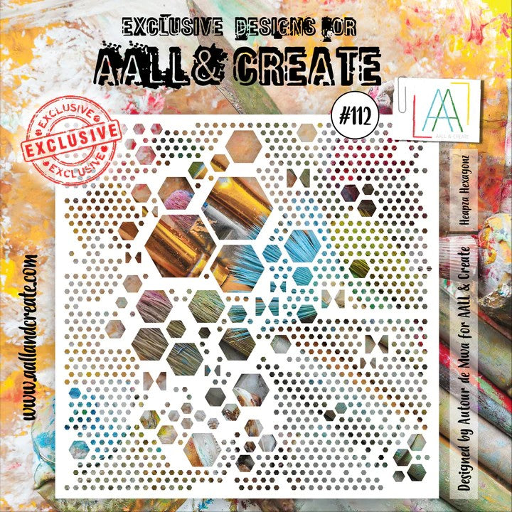 AALL & CREATE STENCIL 6 X 6 #112 - S112