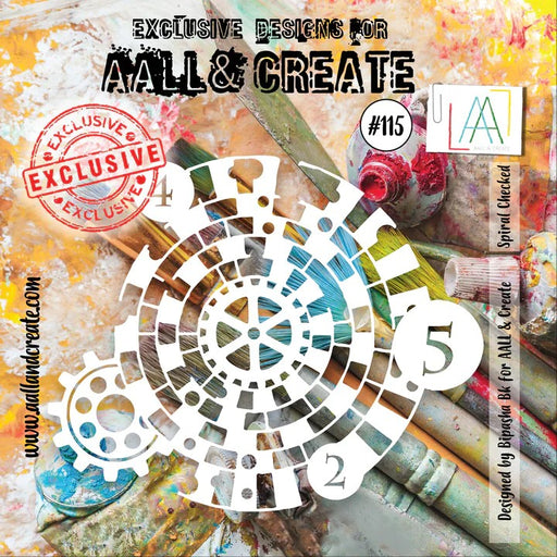 AALL & CREATE STENCIL 6 X 6 #115 - S115