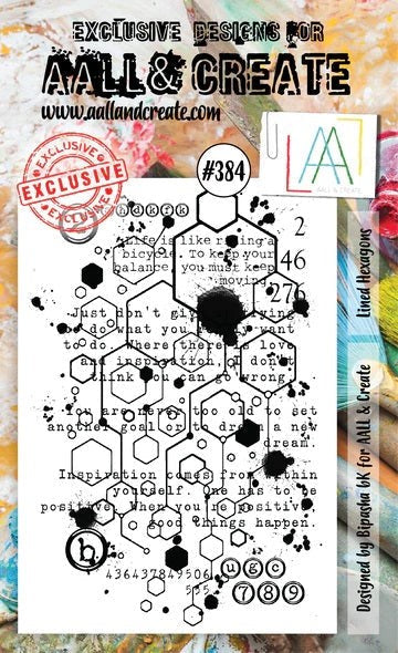 AALL & CREATE A6 CLEAR STAMP #384 - #384