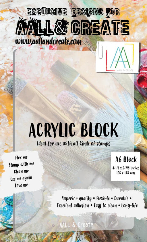 AALL & CREATE A6 ACRYLIC BLOCK - A6 BLOCK
