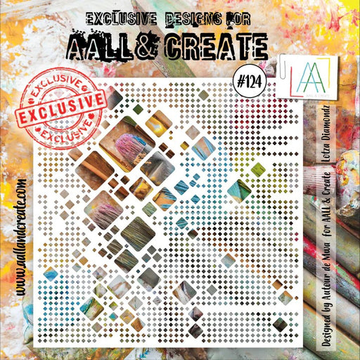 AALL & CREATE STENCIL 6 X 6 #124 - S124