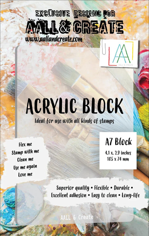AALL & CREATE A7 ACRYLIC BLOCK - A7 BLOCK