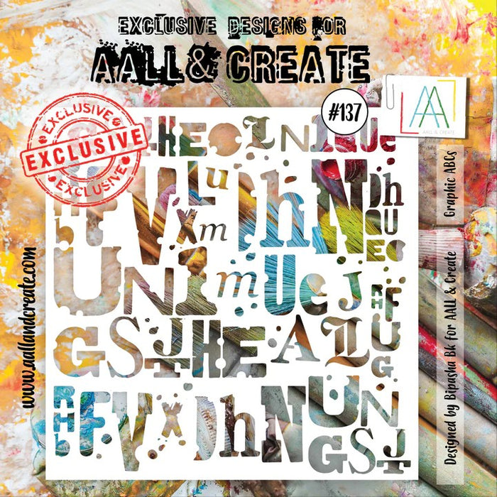 AALL & CREATE STENCIL 6 X 6 #137 - S137