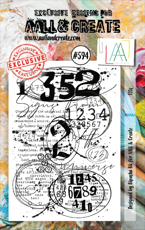 AALL & CREATE A7 CLEAR STAMP #594 - #594
