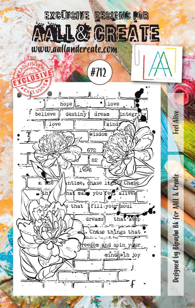 AALL & CREATE A7 CLEAR STAMP #712 - #712