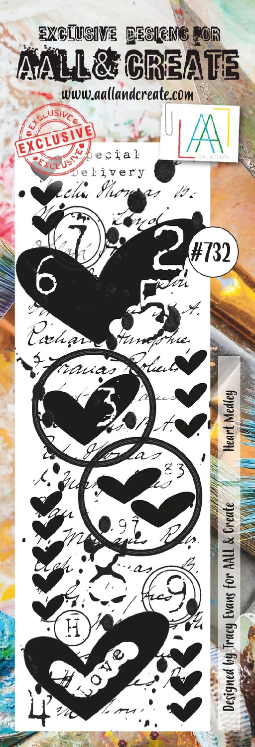 AALL & CREATE BORDER CLEAR STAMP #732 - #732