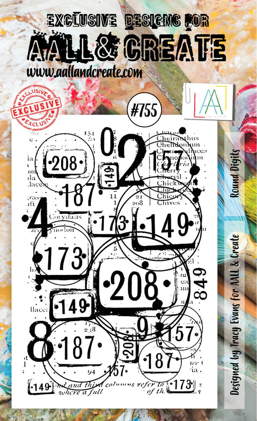 AALL & CREATE A6 CLEAR STAMP #755 - #755