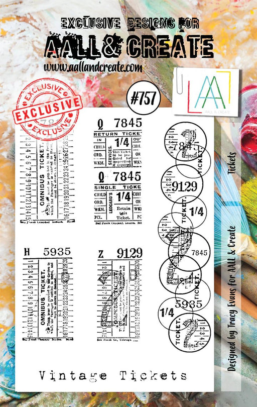 AALL & CREATE A7 CLEAR STAMP #757 - #757