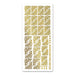 SELF ADHESIVE STICKERS DECO BOW CORNERS GOLD -XL820U-01