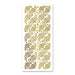 SELF ADHESIVE STICKERS CHRISTMAS CORNERS GOLD -XL835U-01
