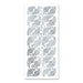 SELF ADHESIVE STICKERS CHRISTMAS CORNERS SILVER -XL835U-02