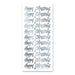 SELF ADHESIVE STICKERS HAPPY CHRISTMAS SILVER -XL846U-02