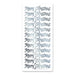 SELF ADHESIVE STICKERS MERRY CHRISTMAS SILVER -XL847U-02