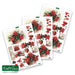 KATY SUE DIE CUTS DECO SELF ADHESIVE STICKERSUPAGE – POINSETTIA BASKET -DCD546