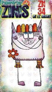 PAPER ARTSY ZINI ART SET STAMP SET 3 - ZN34