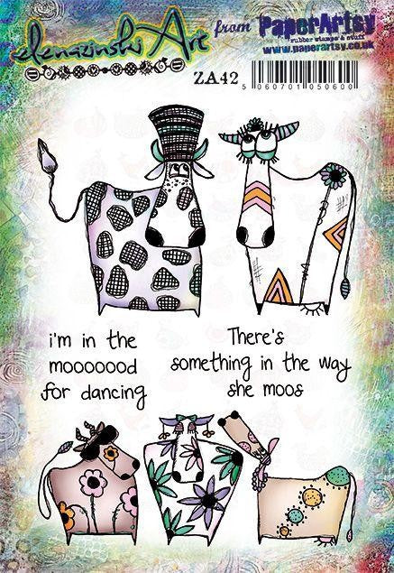 PAPER ARTSY ZINSKI ART SET STAMP SET 42 - ZA42