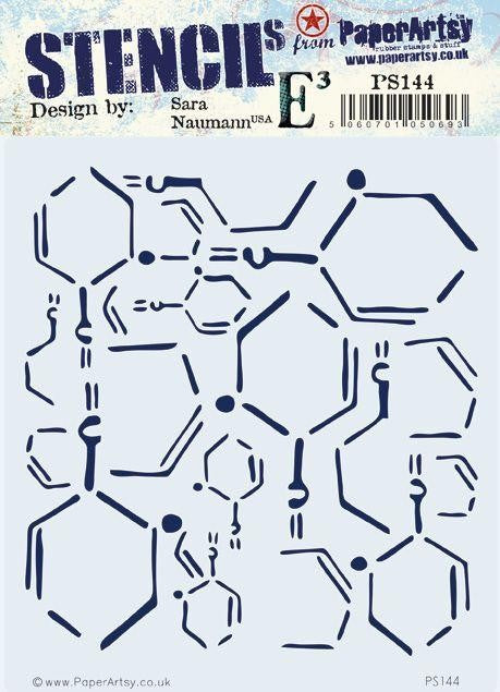 PAPER ARTSY STENCIL BY SARA NAUMANN 144 - PS144