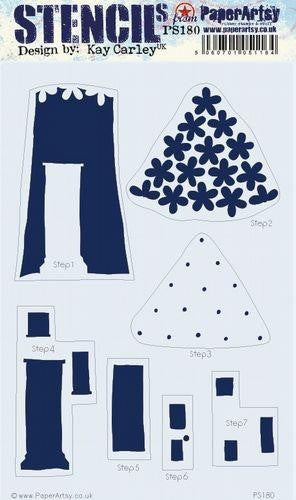 PAPER ARTSY STENCIL BY KAY CARLEY 180 - PS180