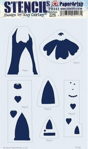 PAPER ARTSY STENCIL BY KAY CARLEY 181 - PS181