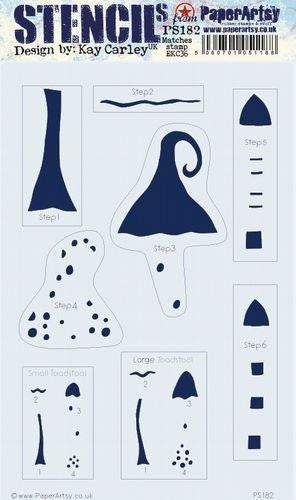 PAPER ARTSY STENCIL BY KAY CARLEY 182 - PS182