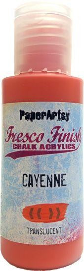 PAPER ARTSY FRESCO CHALK ACRYLICS CAYENNE - FF159