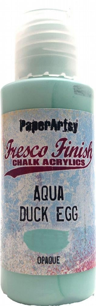 PAPER ARTSY FRESCO CHALK ACRYLICS AQUA DUCK EGG - FF199