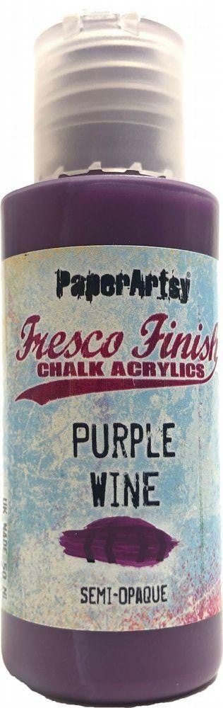 PAPER ARTSY FRESCO CHALK ACRYLICS PURPLE WINE - FF202